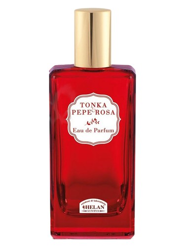 Helan Tonka & Pepe Rosa fragrance bottle