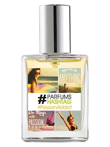 #Parfum Hashtag #PassionAddict fragrance bottle