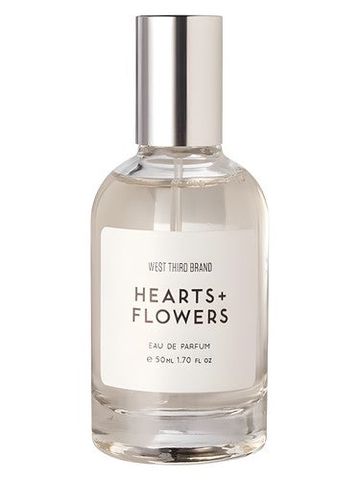 West Third Brand Hearts + Flowers fragrance bottle