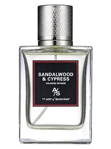 The Art Of Shaving Sandalwood and Cypress Cologne Intense fragrance bottle