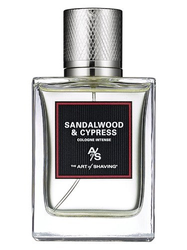 The Art Of Shaving Sandalwood and Cypress Cologne Intense fragrance bottle