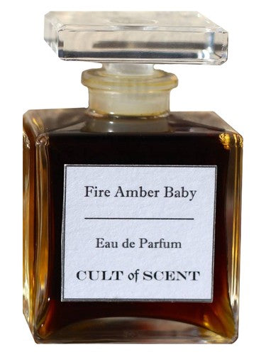 Cult of Scent Fire Amber Baby fragrance bottle