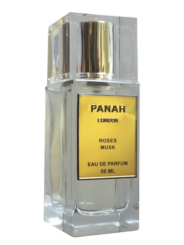 Panah London Roses Musk fragrance bottle