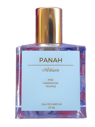 Panah London Pink Champagne Truffle fragrance bottle