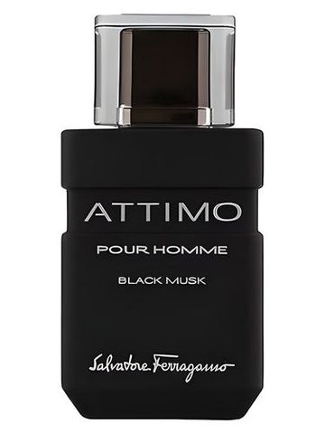 Salvatore Ferragamo Attimo Black Musk Pour Homme fragrance bottle