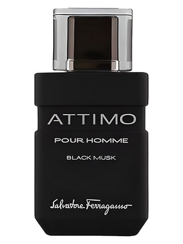Salvatore Ferragamo Attimo Black Musk Pour Homme fragrance bottle
