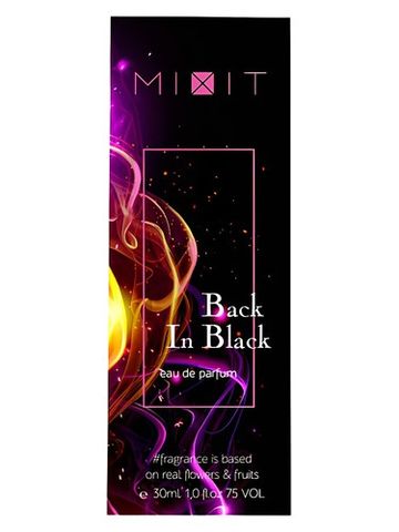 Mixit Back In Black fragrance bottle