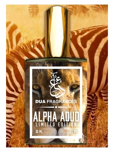 The Dua Brand Alpha Aoud fragrance bottle