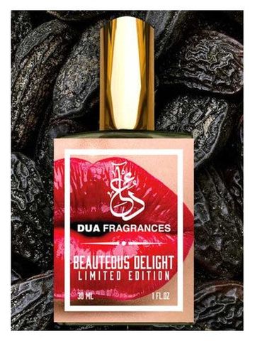 The Dua Brand Beauteous Delight fragrance bottle