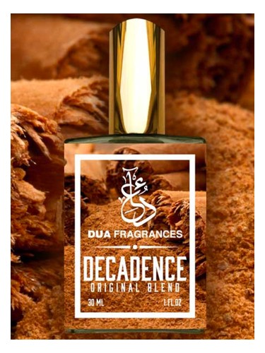 The Dua Brand Decadence fragrance bottle