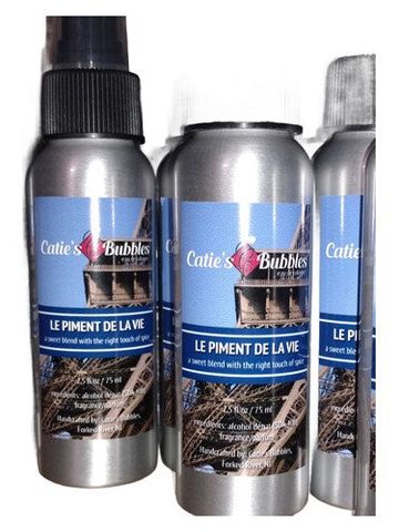 Catie's Bubbles Le Piment de la Vie Eau de Cologne fragrance bottle
