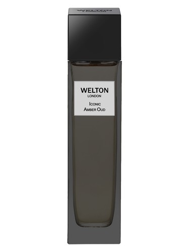 Welton London Iconic Amber Oud Eau de Parfum fragrance bottle