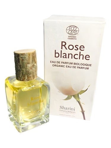Sharini Parfums Naturels Rose Blanche fragrance bottle