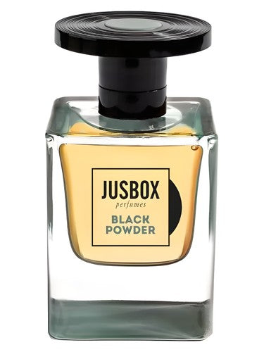 Jusbox Black Powder fragrance bottle