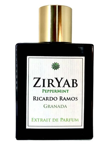 Ricardo Ramos Perfumes de Autor ZirYab Peppermint fragrance bottle
