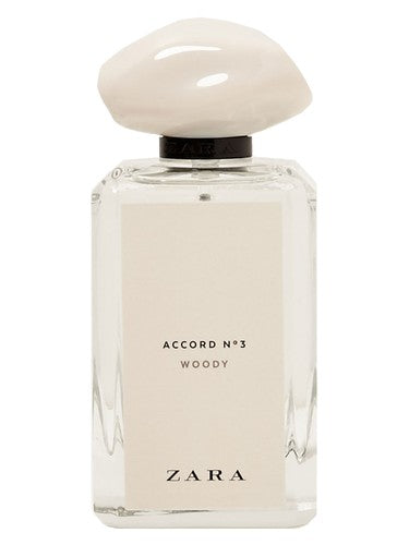 Zara Accord No 3 Woody fragrance bottle