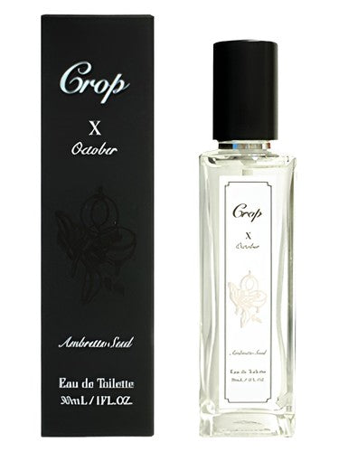 Crop X October fragrance bottle