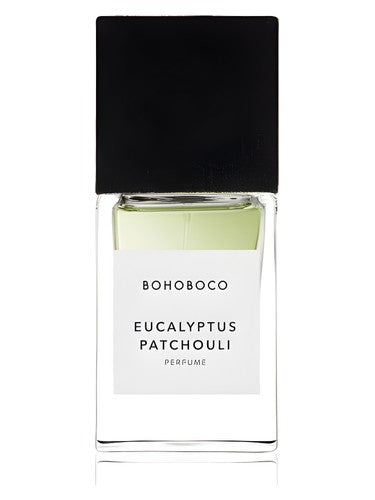 Bohoboco Eucalyptus Patchouli fragrance bottle