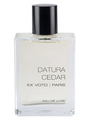 Ex Voto Eau de Luxe Datura Cedar fragrance bottle