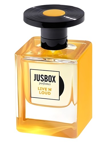 Jusbox Live 'N' Loud fragrance bottle