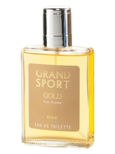 Ninel Perfume Grand Sport Gold fragrance bottle