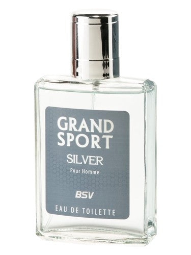 Ninel Perfume Grand Sport Silver fragrance bottle