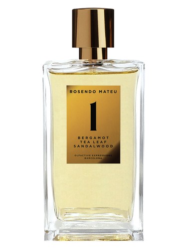 Rosendo Mateu Olfactive Expressions Rosendo Mateu Nº 1 Bergamot, Tea Leaf, Sandalwood fragrance bottle