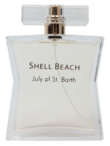 July St Barthelemy Shell Beach fragrance bottle