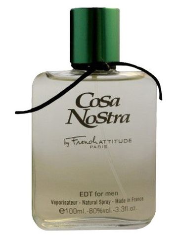 French Attitude Cosa Nostra fragrance bottle