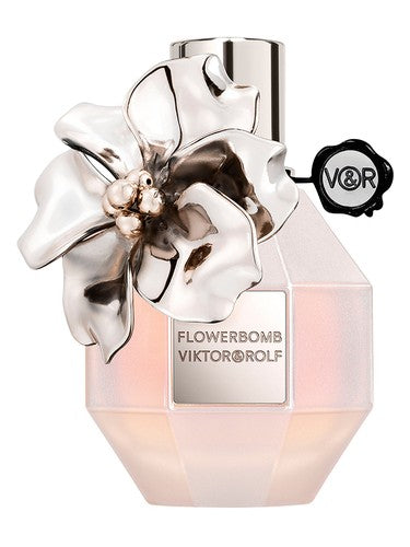 Viktor Rolf Flowerbomb Pearl Pink Limited Edition fragrance bottle