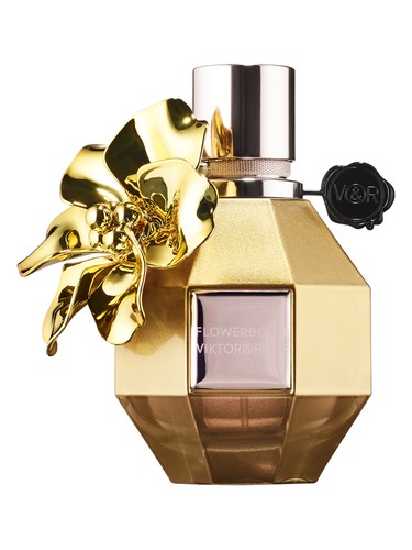 Viktor Rolf Flowerbomb Gold Edition fragrance bottle