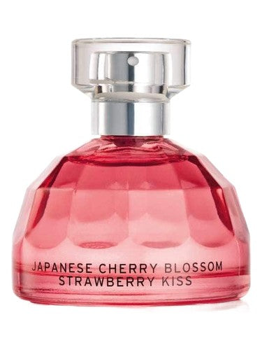 The Body Shop Japanese Cherry Blossom Strawberry Kiss fragrance bottle