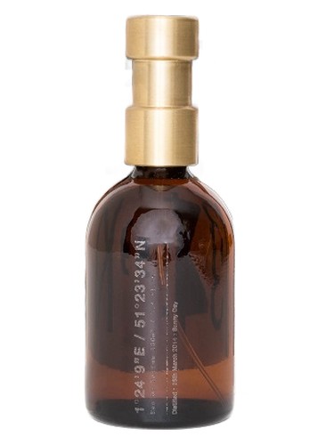 Haeckels 1° 24’ 9”E / 51° 23’ 34”N fragrance bottle