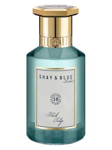 Shay Blue London Black Tulip fragrance bottle