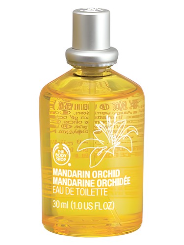 The Body Shop Mandarin Orchid fragrance bottle