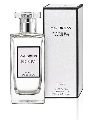 Marc Weiss Podium fragrance bottle