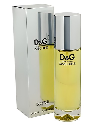 Dolce Gabbana D&G Masculine fragrance bottle