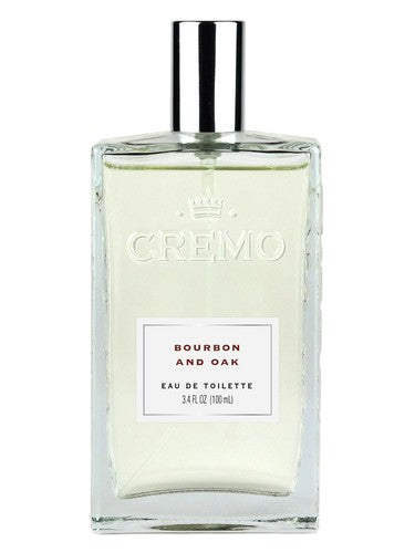 Cremo Bourbon & Oak fragrance bottle