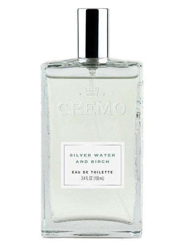 Cremo Silver Water & Birch fragrance bottle