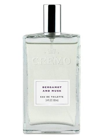 Cremo Bergamot & Musk fragrance bottle