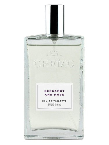 Cremo Bergamot & Musk fragrance bottle