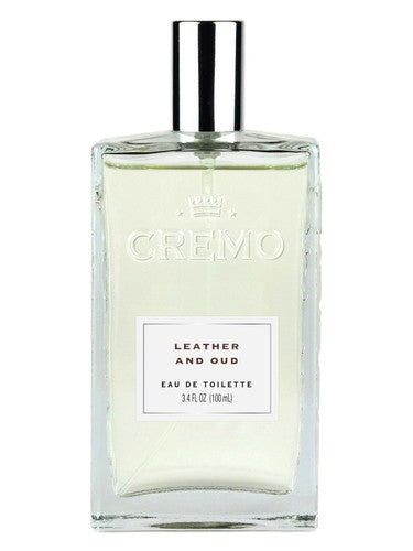 Cremo Leather & Oud fragrance bottle