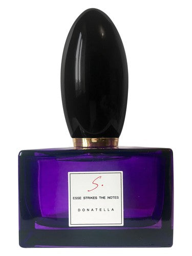 Esse Strikes The Notes Donatella fragrance bottle