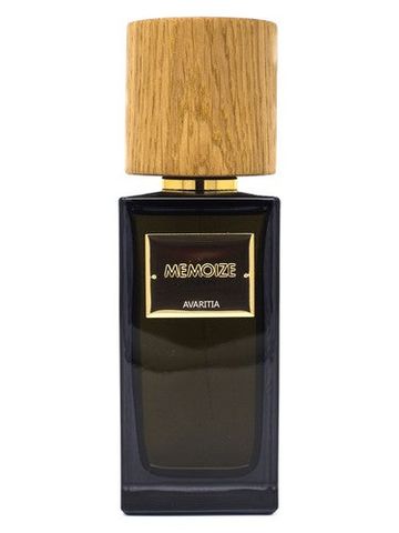 Memoize London Avaritia fragrance bottle