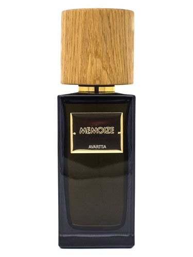 Memoize London Avaritia fragrance bottle