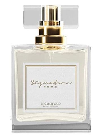 Signature Fragrances English Oud fragrance bottle