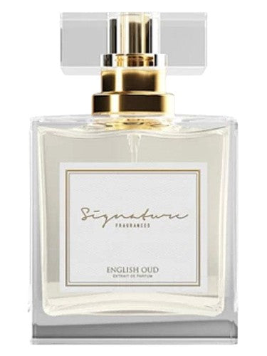 Signature Fragrances English Oud fragrance bottle