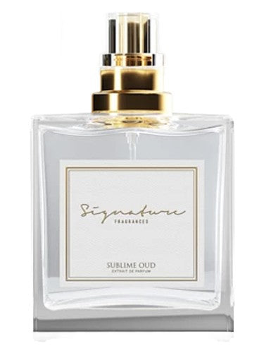 Signature Fragrances Sublime Oud fragrance bottle