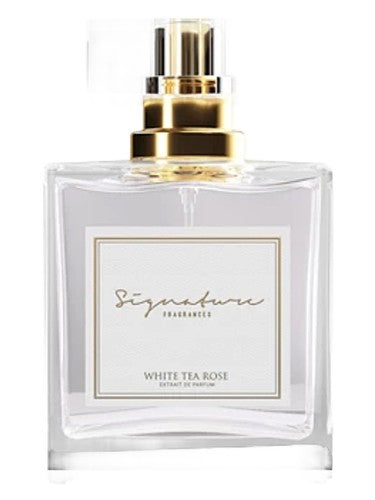 Signature Fragrances White Tea Rose fragrance bottle