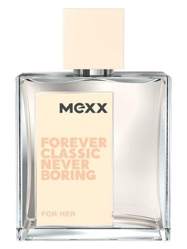 Mexx Forever Classic Never Boring for Her fragrance bottle